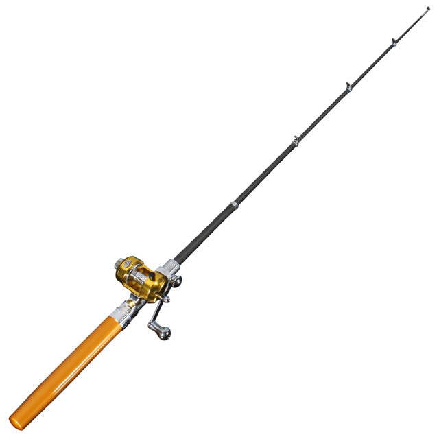 mini portable fishing pole - Blue Force Sports