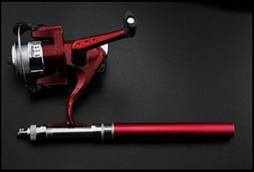 Pen pole suit Mini Mini spinning wheel fishing rod telescopicshort fishing rod - Blue Force Sports