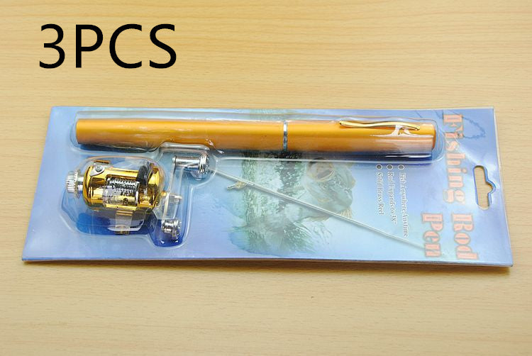 Telescopic drum pen rod fishing gear set - Blue Force Sports