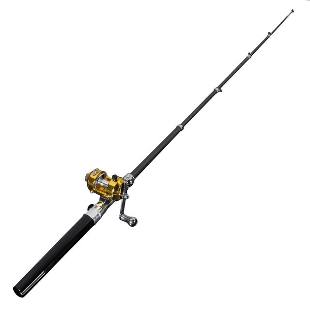 mini portable fishing pole - Blue Force Sports