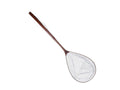 Stone Creek Long Handle Rubber Net w/ Clear Ghost Netting, 51in, Natural, RBNET-