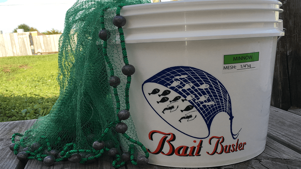 Bait Buster Minnow Cast Nets: (1/4' Sq. Mesh) (CBTBBM, 9, Green)