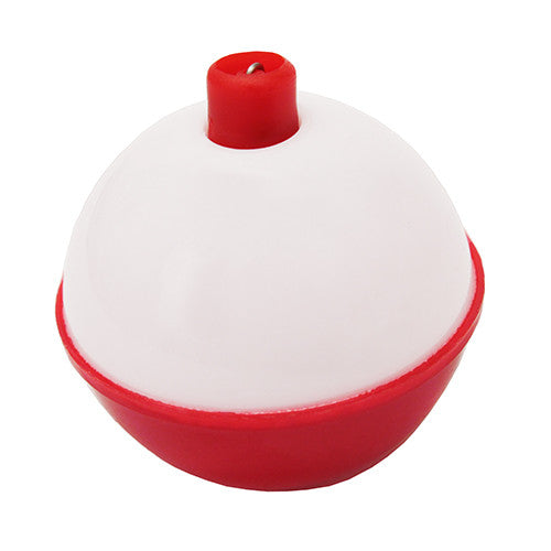 Snap-on Rd Floats 1" Bulk Red/Wht 50pc - GhillieSuitShop
