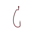 Offset Shank Worm Ewg Red 2/0, 25 Hks P/P - GhillieSuitShop