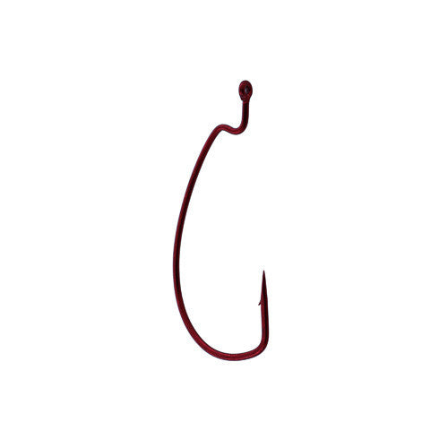 Offset Shank Worm Ewg Red 2/0, 25 Hks P/P - GhillieSuitShop