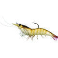 Rigged Shrimp Soft Plastic,Brn shrimp,1/0 - GhillieSuitShop