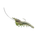 Rigged Shrimp Soft Plstc,grass shrimp,1/0 - GhillieSuitShop