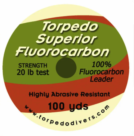Torpedo Superior Fluorocarbon Line - 20lb 100yd